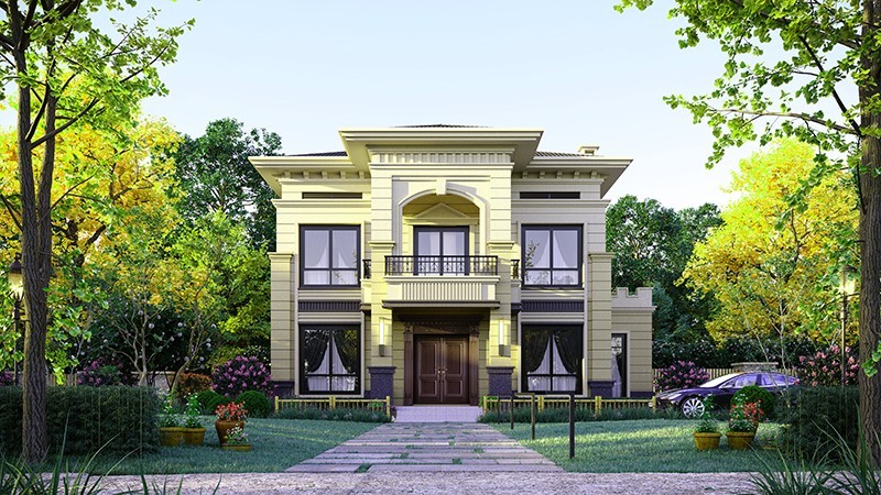 忠县中式合院住宅，开放庭院与邻里乡亲更亲近